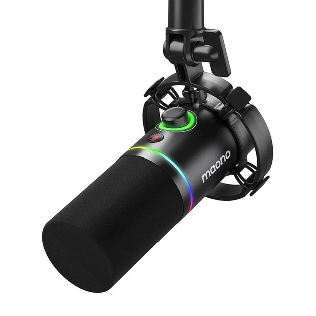 Микрофон динамический Maono PD200x Black (PD200x) - Фото 2 Микрофон динамический Maono PD200x Black (PD200x) - изображение 2