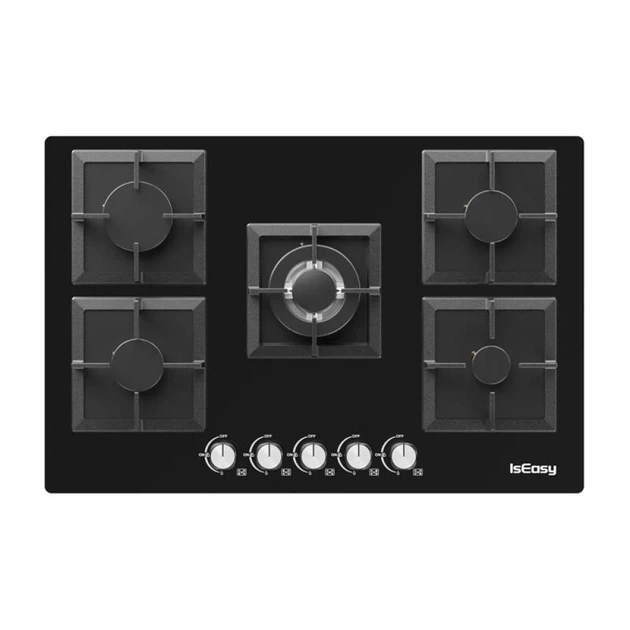Плита газовая IsEasy MGBG-775S2 5 горелок (6977132450277) - изображение 2