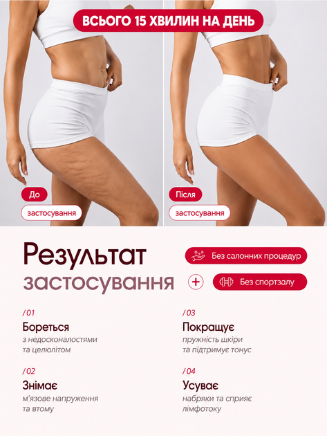 Антицеллюлитный ручной массажер-кольцо для тела с силиконовыми роликами. - изображение 5