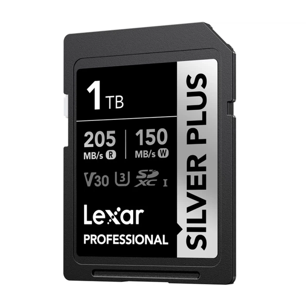 Карта памяти Lexar Professional Silver Plus SDXC 1TB (LSDSIPL001T-BNNNG) - Фото 3 Карта памяти Lexar Professional Silver Plus SDXC 1TB (LSDSIPL001T-BNNNG) - изображение 3