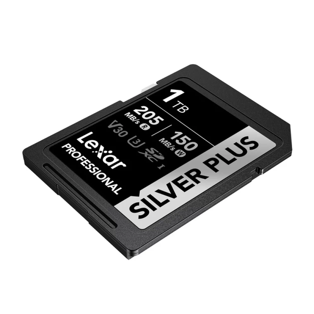 Карта памяти Lexar Professional Silver Plus SDXC 1TB (LSDSIPL001T-BNNNG) - Фото 5 Карта памяти Lexar Professional Silver Plus SDXC 1TB (LSDSIPL001T-BNNNG) - изображение 5