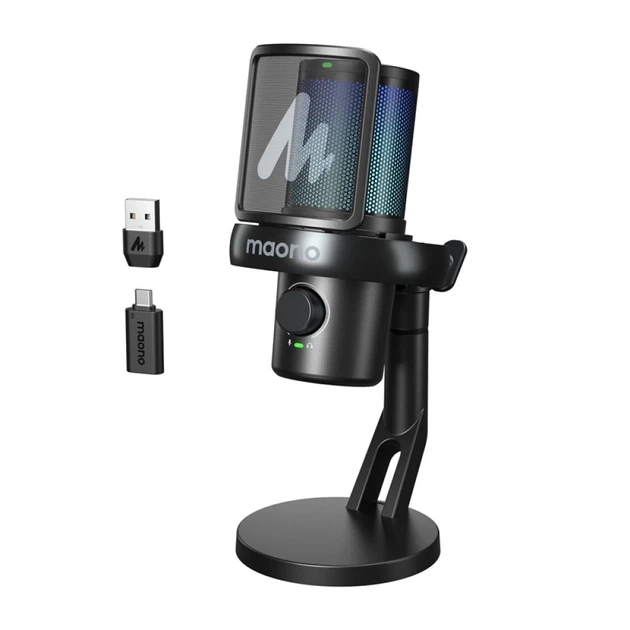 Микрофон игровой Maono DM40 Pro беспроводной Black - изображение 3