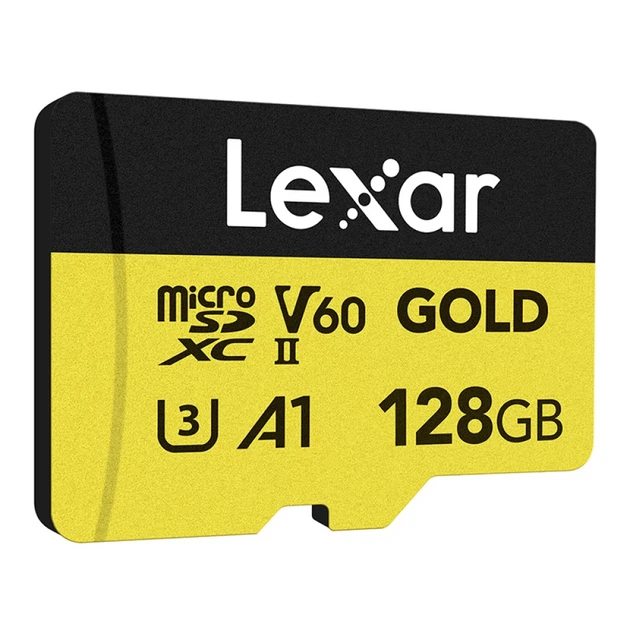 Карта памяти Lexar GOLD 128GB (LMSGOLD128G-BNNNG) - Фото 2 Карта памяти Lexar GOLD 128GB (LMSGOLD128G-BNNNG) - изображение 2