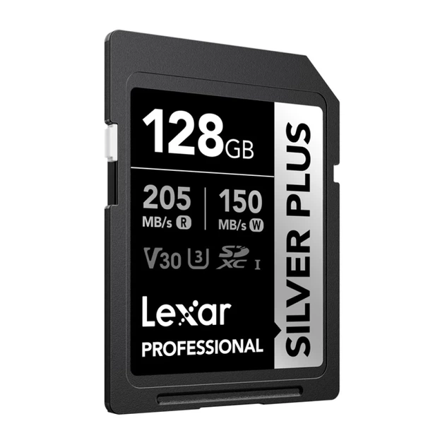 Карта памяти Lexar Professional Silver Plus SDXC 128GB (LSDSIPL128G-BNNNG) - изображение 2