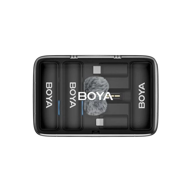 Микрофоны BOYA BOYALINK V2.0 беспроводные 2.4GHz USB-C Black - изображение 8