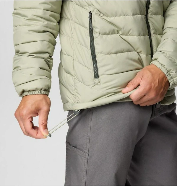 Куртка чоловіча зимова Columbia Powder Lite Ii Olive 2086964-348 розмір L - зображення 4