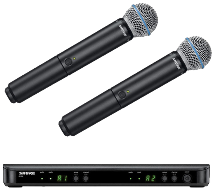 Бездротова інструментальна система Shure BLX288E/B58 (42406249294) - Фото 1 Бездротова інструментальна система Shure BLX288E/B58 (42406249294) - зображення 1