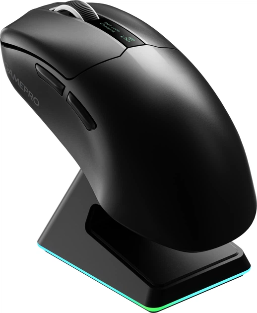 Комп'ютерна миша GamePro бездротова Bluetooth USB 6 кнопок Чорна (GM023B) - зображення 2
