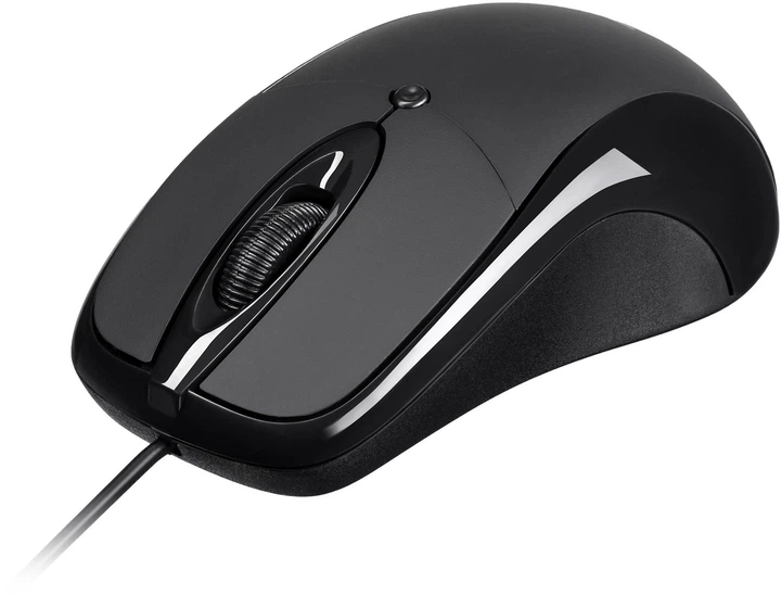 Компьютерная мышь 2E Оптическая 1000 dpi USB Черная 3 кнопки 1.5 м (2E-MF170UB) - изображение 3