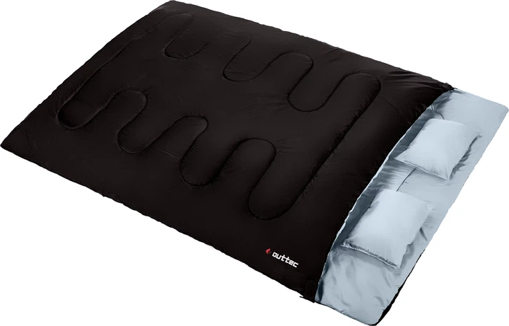 Śpiwór Outtec Travel 350 podwójny Czarny (5905399050207) - Zdjęcie 4 Śpiwór Outtec Travel 350 podwójny Czarny (5905399050207) - obraz 4