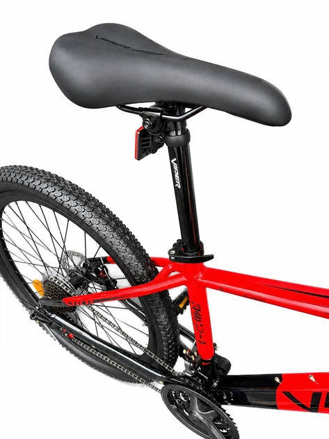 Подростковый горный велосипед MTB Viper SOLO Al 26" рама 15.5", 21 скорость, дисковые тормоза, алюминиевая рама, красный - изображение 5
