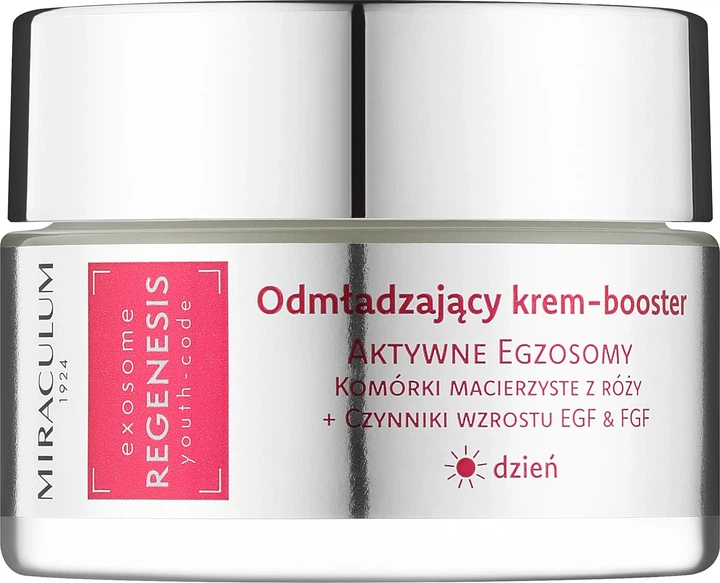 Дневной крем-бустер для лица Miraculum Regenesis Омоложение Exo-some 50 мл (5900793061767) - Фото 2 Дневной крем-бустер для лица Miraculum Regenesis Омоложение Exo-some 50 мл (5900793061767) - изображение 2