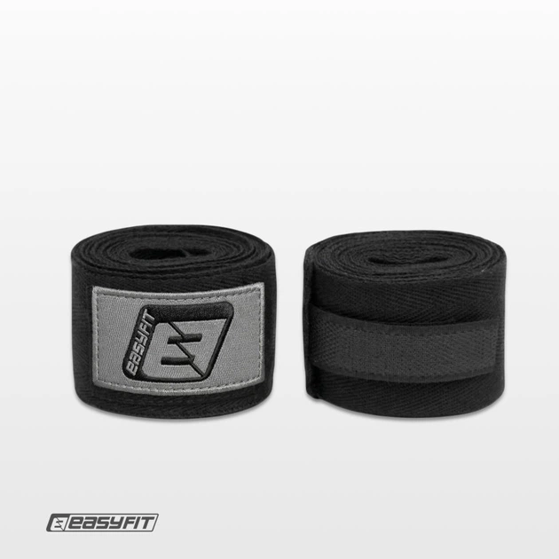 Бинты для бокса EasyFit EF-0374-35-bk, Classic Wrap, черный 3,5 м - Фото 2 Бинты для бокса EasyFit EF-0374-35-bk, Classic Wrap, черный 3,5 м - изображение 2