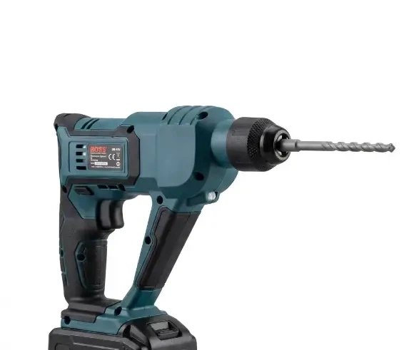 Перфоратор акумуляторний BOXER SR 146 20 4V SDS Plus із двома акумуляторами швидкозатискним патроном для бетону дерева металу у кейсі - зображення 6