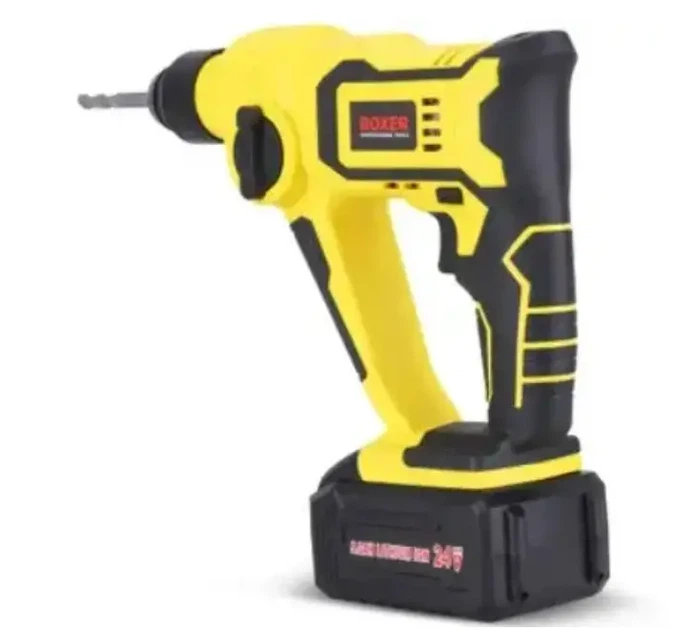 Акумуляторний перфоратор BOXER SR 148 SDS Plus 24V 3Ah із двома акумуляторами швидкозатискним патроном 5000 уд хв у кейсі - Фото 6 Акумуляторний перфоратор BOXER SR 148 SDS Plus 24V 3Ah із двома акумуляторами швидкозатискним патроном 5000 уд хв у кейсі - зображення 6