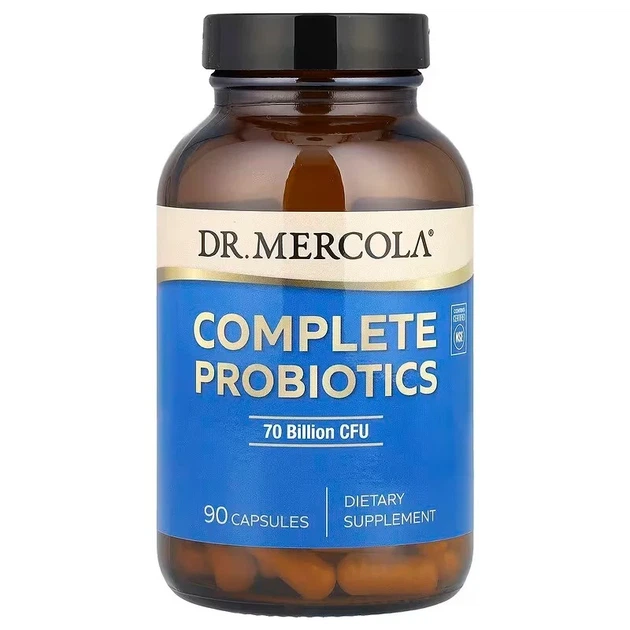 Пробиотики Complete Probiotics 70 млрд КОЕ 90 капсул без вкуса - Фото 1 Пробиотики Complete Probiotics 70 млрд КОЕ 90 капсул без вкуса - изображение 1