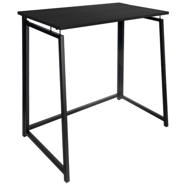 Компактний письмовий стіл Ruhhy 26117 чорний 80×75×40 см - зображення 3