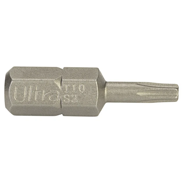 Біти TORX-proof 10×25 мм S2 10 шт для шуруповерта ULTRA - зображення 3