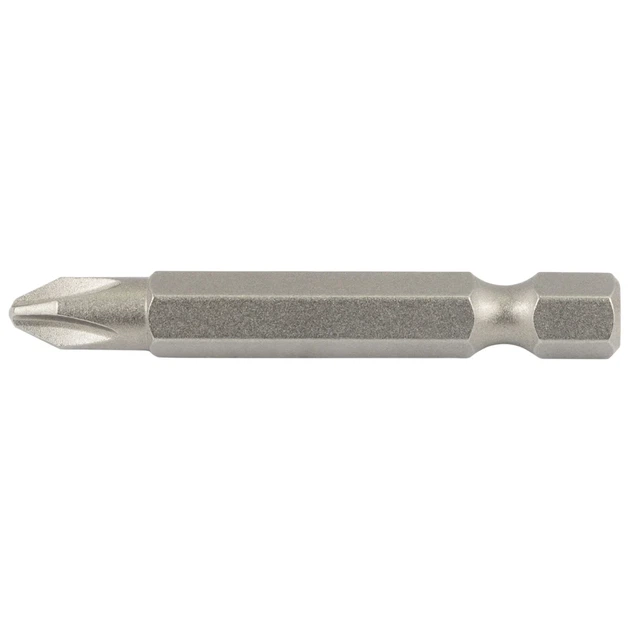 Биты PH2 10шт S2 50мм 1/4" для шуруповерта - Фото 3 Биты PH2 10шт S2 50мм 1/4" для шуруповерта - изображение 3