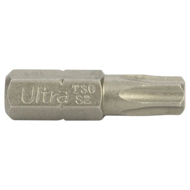 Биты TORX 30х25 мм ¼" S2 10 шт магнитные ULTRA - изображение 3