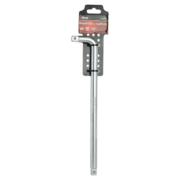 Вороток L-образный ½" 300 мм CrV ULTRA 6050082 - изображение 3
