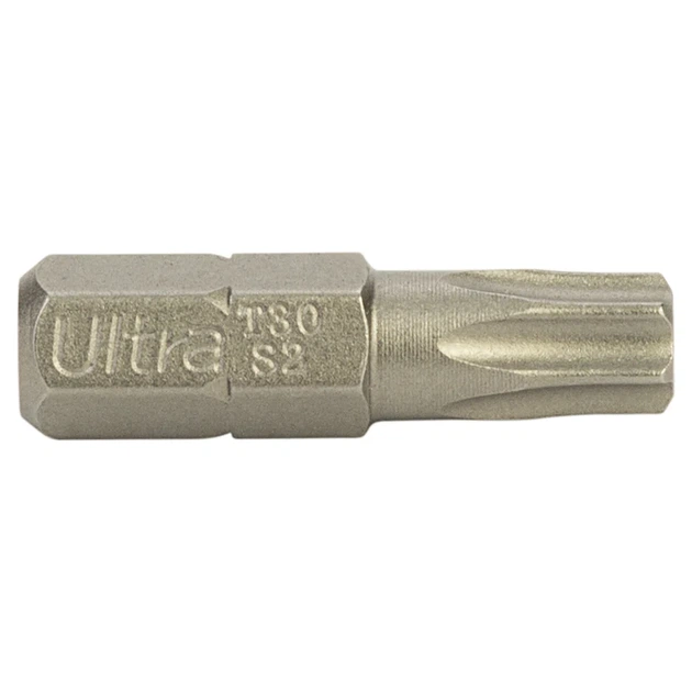 Біти TORX-proof 30х25 мм S2 ¼" 10 шт ULTRA - Фото 3 Біти TORX-proof 30х25 мм S2 ¼" 10 шт ULTRA - зображення 3