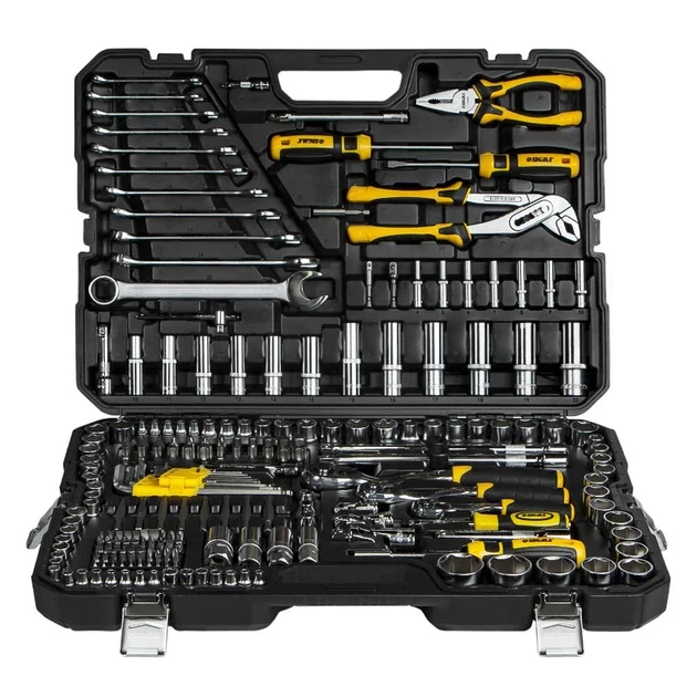 Набор инструментов торцевых насадок 233 шт CrV 1/4" 3/8" 1/2" 14 кг - Фото 2 Набор инструментов торцевых насадок 233 шт CrV 1/4" 3/8" 1/2" 14 кг - изображение 2