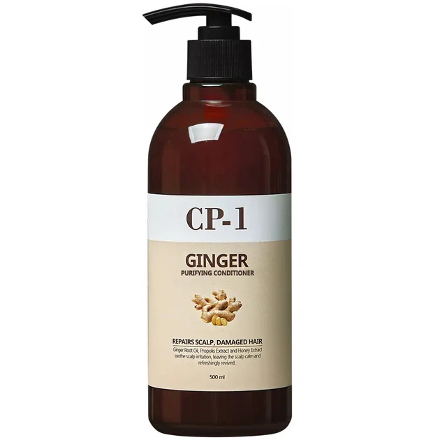 Кондиціонер для волосся з імбиром Ginger Purifying Conditioner Esthetic House CP-1 500 мл - Фото 1 Кондиціонер для волосся з імбиром Ginger Purifying Conditioner Esthetic House CP-1 500 мл - зображення 1