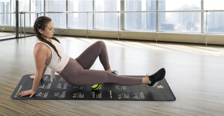 Килимок для фітнесу та йоги Mobility Mat Trigger Point— спортивний килимок з інфографікою вправ для МФР та розтяжки (22130) - изображение 5