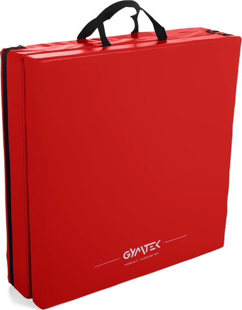 Мат гімнастичний Gymtek Triple 180 x 60 x 5 см Червоний (5907766668619) - Фото 5 Мат гімнастичний Gymtek Triple 180 x 60 x 5 см Червоний (5907766668619) - зображення 5