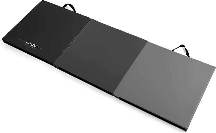 Мат гімнастичний Gymtek Triple G-42352 180 x 60 x 5 см Чорний (5905884423523) - Фото 1 Мат гімнастичний Gymtek Triple G-42352 180 x 60 x 5 см Чорний (5905884423523) - зображення 1
