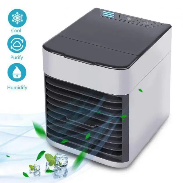 Переносной мобильный кондиционер Arctic Air Ultra настольный мини охладитель воздуха с увлажнителем и очисткой USB белый - Фото 9 Переносной мобильный кондиционер Arctic Air Ultra настольный мини охладитель воздуха с увлажнителем и очисткой USB белый - изображение 9