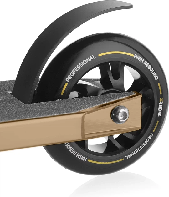 Самокат трюковий X-Rider ST500 Чорно-золотий 70279 (5907766660347) - зображення 8