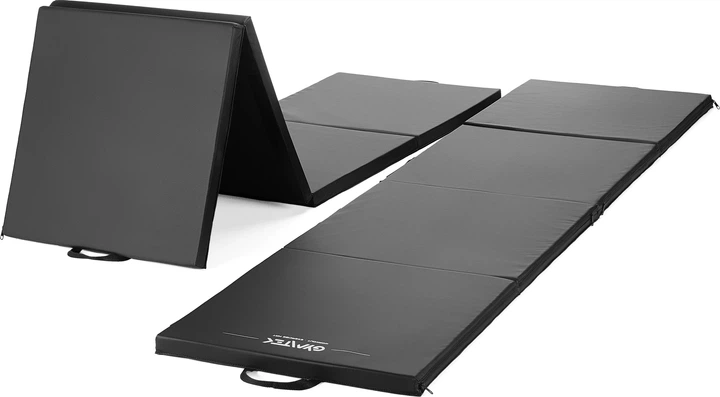 Мат гімнастичний подвійний Gymtek DuoFlex G-42745 240 x 120 x 4 см Чорний (5905884427453) - Фото 4 Мат гімнастичний подвійний Gymtek DuoFlex G-42745 240 x 120 x 4 см Чорний (5905884427453) - зображення 4