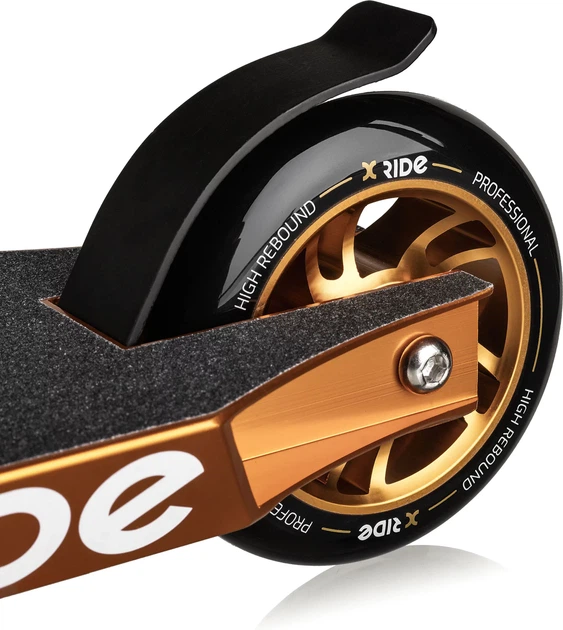 Самокат трюковий X-Rider ST1000 Чорно-золотий 70755 (5907766661351) - зображення 7