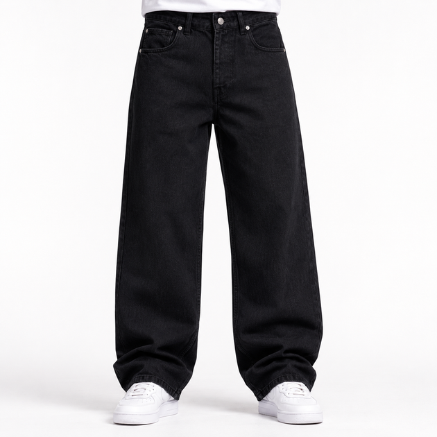 Джинси чоловічі широкі Lyle&Scott чорні 33 (1027-237-2) - Фото 1 Джинси чоловічі широкі Lyle&Scott чорні 33 (1027-237-2) - изображение 1