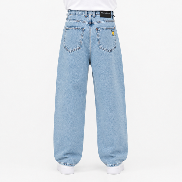 Джинси чоловічі широкі Lyle&Scott блакитні 33 (1027-240-2) - изображение 2