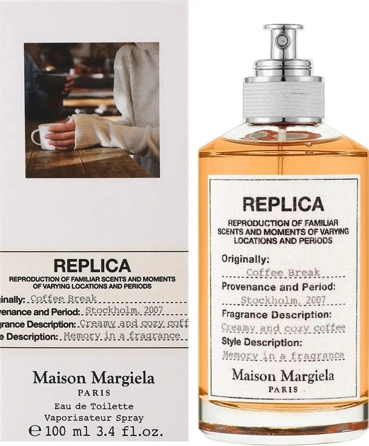 Туалетна вода унісекс Maison Margiela Replica Coffee Break 100 ml (3614272661240) - Фото 2 Туалетна вода унісекс Maison Margiela Replica Coffee Break 100 ml (3614272661240) - зображення 2