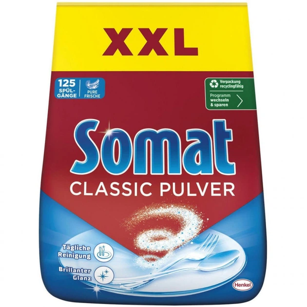 Порошок для мытья посуды в посудомойке Somat Classic 2 кг (9000101801507) - Фото 1 Порошок для мытья посуды в посудомойке Somat Classic 2 кг (9000101801507) - зображення 1