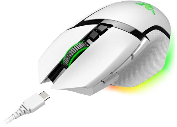 Мишка компьютерна Razer Basilisk V3 Pro Wireless White (RZ01-04620200-R3G1) - зображення 3
