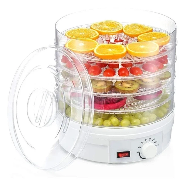 Электрическая сушилка для продуктов - мяса овощей и фруктов Zepline 800W, Электросушилка дегидратор на 5 секций - изображение 7