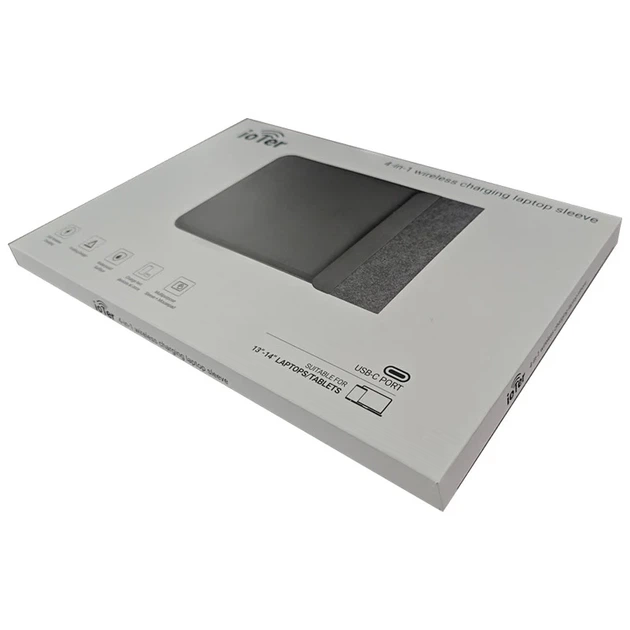 Підставка-чохол для ноутбука 4in1 STAND JD-S97 з бездротовою зарядкою 15W штучна шкіра 13-14'' - зображення 5