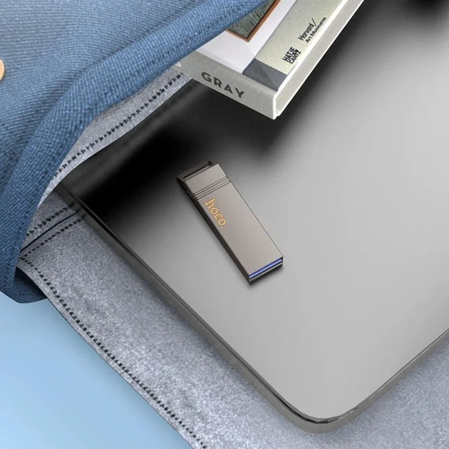 Флеш-накопичувач USB 3.2 Hoco UD13 256GB металевий 40x12,2x4,6 мм - зображення 5