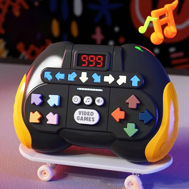 Інтерактивна консоль Ummi ME-204 Game Master (2 Gen) жовта пластикова 13х4,7х14,5 см - Фото 2 Інтерактивна консоль Ummi ME-204 Game Master (2 Gen) жовта пластикова 13х4,7х14,5 см - зображення 2