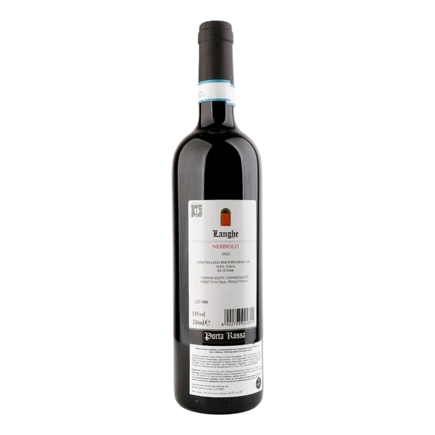 Вино Porta Rossa Lange Nebbiolo червоне сухе 14% 0.75 л (Італія) - изображение 2