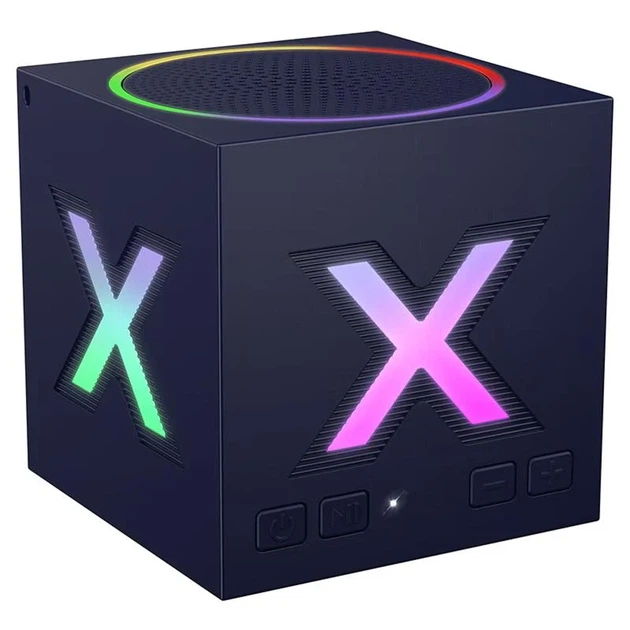 Bluetooth колонка Borofone BR101 Rubik Sports 5 Вт синяя 67х67х68 мм - Фото 1 Bluetooth колонка Borofone BR101 Rubik Sports 5 Вт синяя 67х67х68 мм - изображение 1