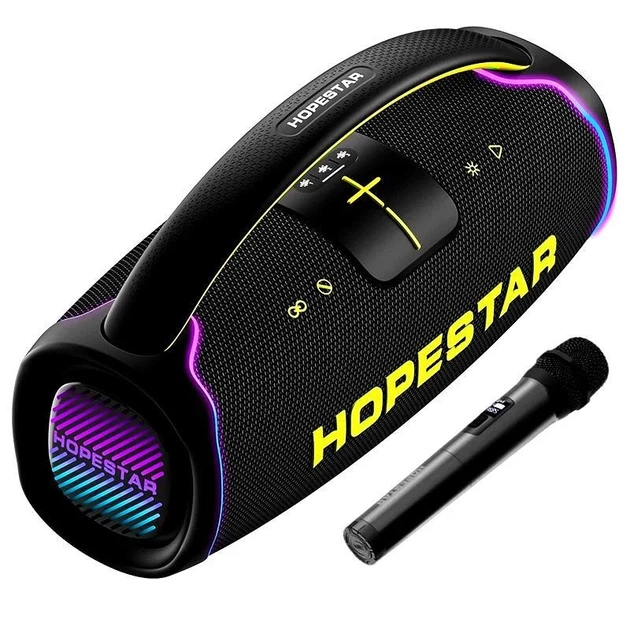 Bluetooth колонка Hopestar A65 300W акустическая с USB, TF, Bluetooth, IPX5 черная - Фото 3 Bluetooth колонка Hopestar A65 300W акустическая с USB, TF, Bluetooth, IPX5 черная - изображение 3