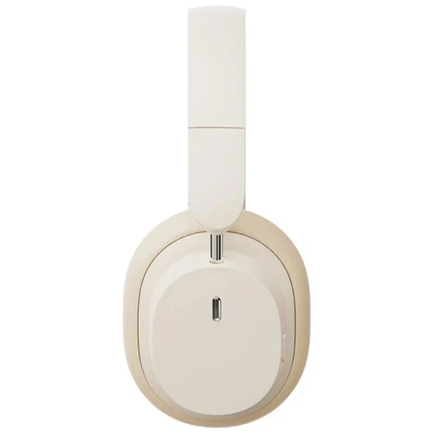 Накладні бездротові навушники Baseus Bowie D05 Bluetooth 5.3 Creamy-white - Фото 4 Накладні бездротові навушники Baseus Bowie D05 Bluetooth 5.3 Creamy-white - зображення 4