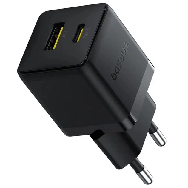 СЗУ Baseus Palm Fast Charger 30W 1USB-A 1C ABS-пластик Cluster Black - Фото 3 СЗУ Baseus Palm Fast Charger 30W 1USB-A 1C ABS-пластик Cluster Black - зображення 3