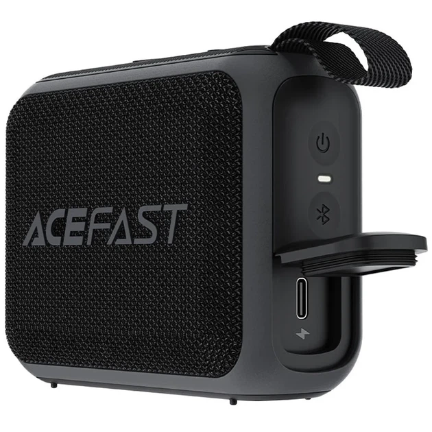 Bluetooth колонка Acefast K4 Go 5 Вт влагозащищенная USB-C черная - изображение 4